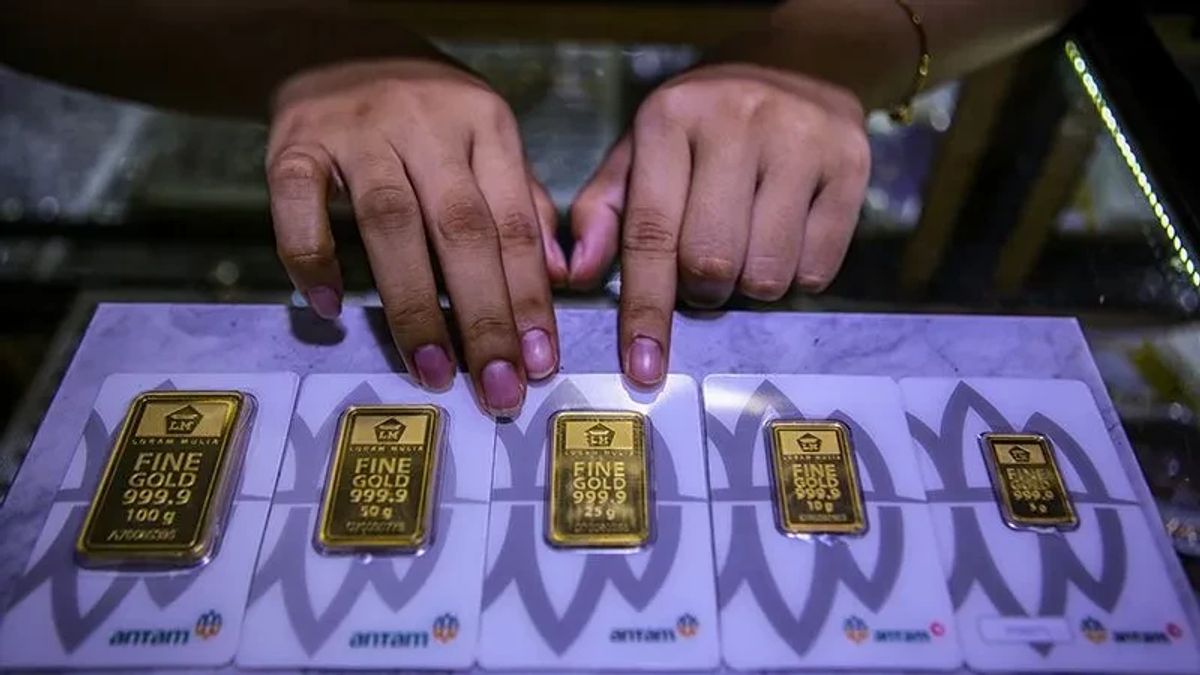 Harga Emas Antam Naik Tipis ke Rp1.705.000 per Gram di Awal Pekan