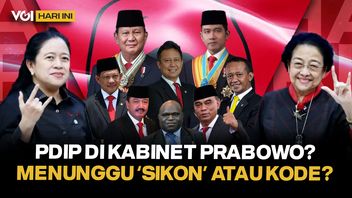 VOI Hari Ini: Isu Wacana Reshuffle Menteri Kabinet Prabowo, PDIP Akan Merapat ke Kabinet?