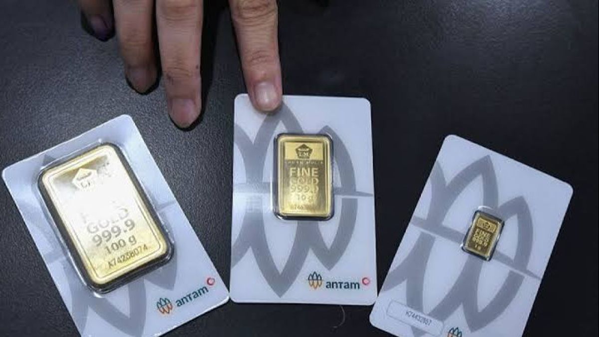 Harga Emas Antam Naik Tipis ke Rp1.886.000 per Gram